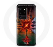 Coque pour Samsung Galaxy S20 Ultra Stranger Things Saison 4 Affiche Equipages de la Nouvelle Théori