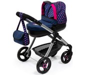Cochecito para Muñecas Reig Stule Cochecito Azul Marino 63 cm
