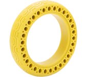 Neumáticos huecos sólidos para patinete eléctrico de 8,5 x 2,0, antipinchazos y antideslizantes para Xiaomi M365, color amarillo amarillo