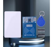 Módulo sensor de tarjeta IC llavero RC522 Mifare RF S50 Tarjeta en blanco Módulo lector de tarjetas RFID Módulo MF RCS522 para Arduino Raspberry Pi