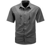 Camisa japonesa de color sólido, camisa de verano de manga corta para hombre, top de diseño, chaqueta, camisa de estilo atractivo y moderno M