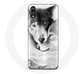 Coque pour Huawei P20 Lite Loup Duo animaux
