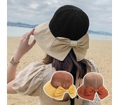 Sombrero de cubo plegable Protección UV Gorra de playa Sombrero de verano para el sol naranja