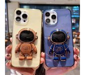 Funda transparente para teléfono con soporte de astronauta para Iphone 13 11 12 Pro Max Xs Max Xr X 13pro 11, funda trasera suave transparente a prueba de golpes For iPhone XS