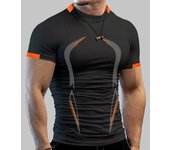 Camiseta deportiva a la moda para hombre, pantalón corto informal para deportes al aire libre, camisetas de manga corta, camiseta ajustada de entrenamiento de baloncesto XXXL blanco