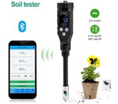 Medidor digital de pH del suelo, comprobador de pH del suelo y del agua para uso doméstico, plantas de interior y piscinas