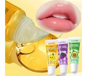 SADOER NOURISH SHINY LIP OIL SET(AVOCADO GRAPE LEMON) 12mlx3pcs