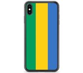 Funda iPhone - Drapeau Gabon - iPhone XS Max - Souple - Multicolore - Verticale