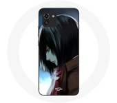 Coque pour Samsung Galaxy A03 Mikasa Ackerman Attaque des Titans Manga Anime