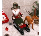 Adorno de muñeco navideño, trineo, coche tirando de Papá Noel, alce, muñeco de nieve sentado, figura navideña suave para centro comercial, oficina, hotel, restaurante, bar Snowman