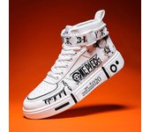 Zapatos para padres e hijos, zapatos de una pieza para hombres, zapatillas deportivas altas de Anime para correr, zapatos casuales para hombres, zapatos casuales para caminar 44 rojo