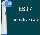 Cabezales de cepillo de dientes eléctricos de repuesto profesional, cabezales de cepillo de dientes para Oral-b Eb17/eb20/eb50, cuidado sensible, limpieza precisa EB17
