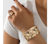 Conjunto de joyas de moda para mujer oro