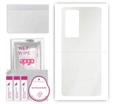 apgo Protective Skin Sticker for the back compatible with Realme GT Master Explorer, Wrap Film, Foil, Vinyl - Pattern Matte Transparent