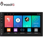 Podofo 7 pulgadas Android 9,1 reproductor de Radio Universal para coche Autoradio doble Din reproductor MP5 para coche navegación GPS WIFI Bluetooth receptor FM USB