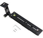Placa de Soporte para Lente Teleobjetivo Aleación de Aluminio Placa de Liberación Rápida para Lente de Enfoque Largo para Manfrotto para