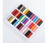 39 colores mixtos Máquina de hilo de coser de poliéster puro a mano 200 yardas cada carrete