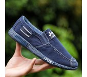 Zapatos casuales de moda para hombre, zapatillas deportivas para hombre, zapatos con cordones para exteriores, calzado para adultos, mocasines de primavera para hombre, zapatos vulcanizados 78uj 6.5 azul