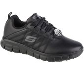 Zapatillas Mujer Piel Lisa Skechers 36 negro