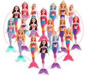 35 CM Mini Colorido Deslumbramiento Música Sirena Princesa Muñeca Niñas Juguete 3D Ojos Grandes BJD Princesa Trajes Completos Vestidos Colección Muñeca Infantil Regalo