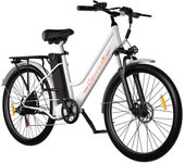 Bicicleta eléctrica urbana Cheevalry C26 de 26 pulgadas, 250 W, 36 V, 15 Ah negro