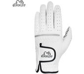 Guantes de golf GVOVLVF de piel de oveja auténtica para hombre, antideslizantes, de tela suave, transpirables y cómodos, para golfistas. S 22