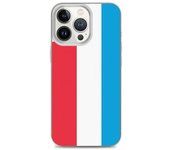 Coque iPhone - Drapeau Luxemburgo - iPhone 13 Pro - Souple - Multicolore - Verticale