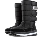 Botas de hombre -40 ° botas de nieve cálidas a media pantorrilla zapatos de invierno para hombre botines de plataforma antideslizantes cómodos de felpa gruesa zapatos de hombre de talla grande 39 negro