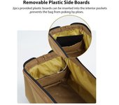 Bolsa de transporte de 32,3 pulgadas, bolsa de almacenamiento para poste plegable para toldo caqui