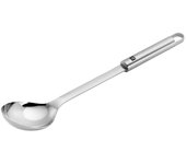 Cuchara para servir especial de ZWILLING Henckels, grande, de acero inoxidable, apta para lavavajillas, ZWILLING Pro Japanese JA.  Pro Spoon  [Producto autorizado] plata