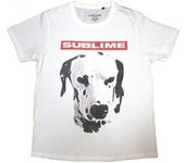 Sublime Camiseta unisex para adultos Lou Dog M blanco
