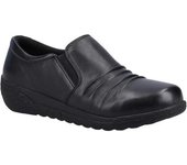 Fleet & Foster Zapatos casuales Finnsheep para mujer/señoras 5 UK negro