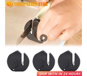 Mini afilador de cuchillos portátil, artefacto nuevo, herramienta afiladora para exteriores, piedra de afilar multifuncional para el hogar, 1 ud. 1pc negro