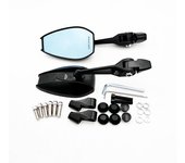1 par de espejos retrovisores laterales ajustables para motocicleta para YAMAHA NMAX155 NMAX125 NMAX 155 N-MAX 125 150 160 azul
