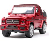 Juguete modelo de coche fundido a presión Benz G500 a escala 1/32, vehículo de juguete con sonido y luz para niños, niños pequeños, niñas, colección de regalos 1/32-16x7x6.5cm