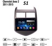 Radio de coche Android 10 de 9 pulgadas para Chevrolet Aveo 2 Sonic 2011 - 2015 reproductor de vídeo Multimedia Radio estéreo para coche navegación GPS WIFI 1 + 16GB