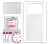 apgo Protective Skin Sticker for the back compatible with Xiaomi Mi  11 Ultra, Wrap Film, Foil, Vinyl - Pattern Matte Transparent