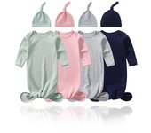 Conjunto de gorro y saco de dormir resistente a las patadas para bebé, ropa para pañales para recién nacidos
