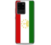 Coque Téléphone - Samsung - Galaxy S20 Ultra - Drapeau Tadjikistan - Souple - Multicolore