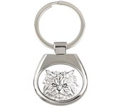 Persian Cat - keychain with a cat, keychain with a print, personalized pendant from the Art-Dog brand plata