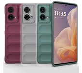 Funda protectora anticaídas para Motorola G85 G34 G84 G54 G73 G32 Moto Edge 50 Pro 40 Neo Hybrid a prueba de golpes, protección completa For Moto G85 negro