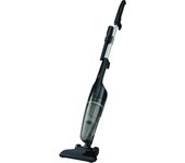 Aspiradora Twin Bird con cable, aspiradora vertical, práctica, ciclónica, ligera, bidireccional, potente, de pie, con esqueleto, color negro, TC-E123JBK