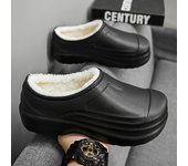 Zapatos de chef para hombre: Zapatos de seguridad impermeables, forrados de terciopelo y cálidos para interior/exterior, otoño/invierno. 41