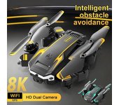 Nuevo dron S6 con cámara dual HD para fotografía aérea, con WIFI, FPV, cuadricóptero con capacidad para evitar obstáculos, juguete de regalo para niños Single camera-1 B