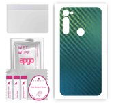 apgo Protective Skin Sticker for the back compatible with Motorola Moto G Stylus  PRO, Wrap Film, Foil, Vinyl - Pattern Carbon Chameleon CAKA1