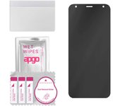 apgo Privacy Matte Hybrid protective glass compatible with LG K40, flexible nano glass, great replacement for tempered glass, scratch-resistant, full