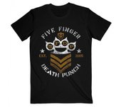Camiseta unisex para adultos con diseño de chevron de Five Finger Death Punch M