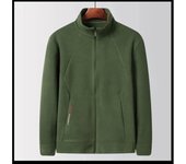 Nueva chaqueta de otoño e invierno para hombre, chaqueta informal gruesa de forro polar, estilo coreano, moda informal de talla grande para hombre M