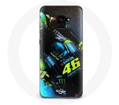 Coque pour Samsung Galaxy A8 Plus Valentino Rossi Pilote de course Moto GP