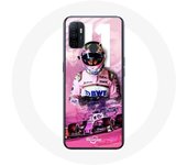 Coque Oppo A53 Formule 1 Sergio Pérez Pilote de F1 Rose